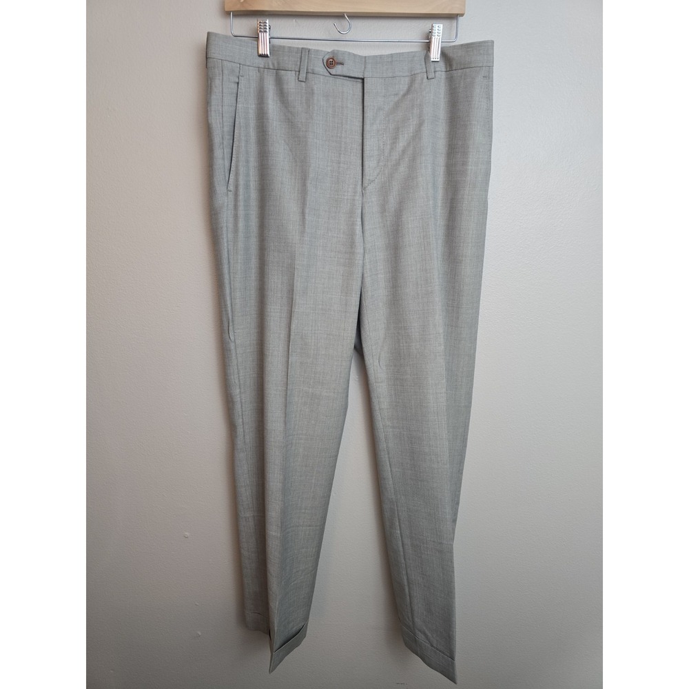 Trussini 100% Wool Trousers Cuffed 36 X 32 Boyds Made in Italy High End